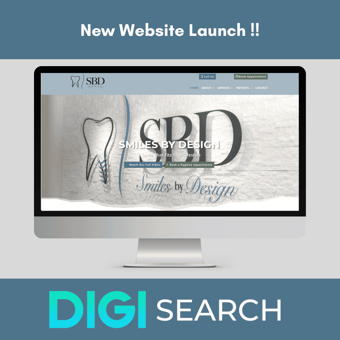 Smiles By Design Website Launch – Social