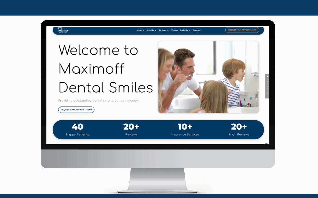 Introducing the Maximoff Website Design: Crafted for Modern Dental Practices