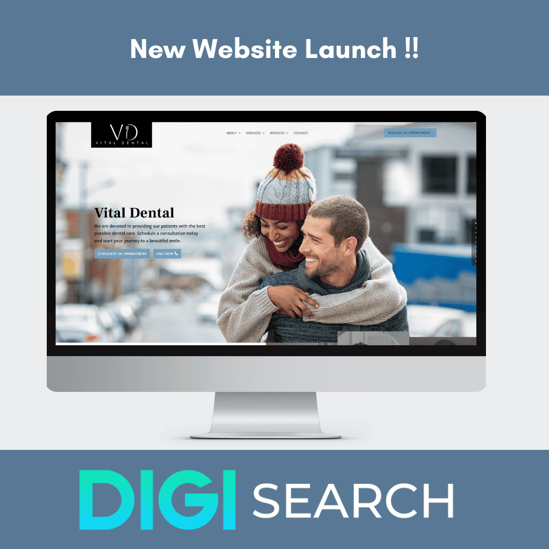 Vital Dental Website Launch – Social