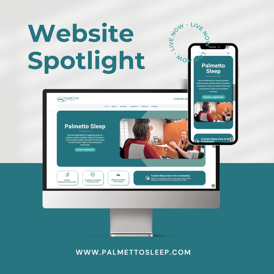Website Launch Palmetto Sleep