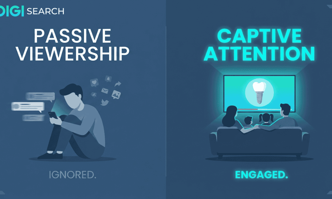 Put Your Practice in Front of Captive Attention, Not Passive Viewership