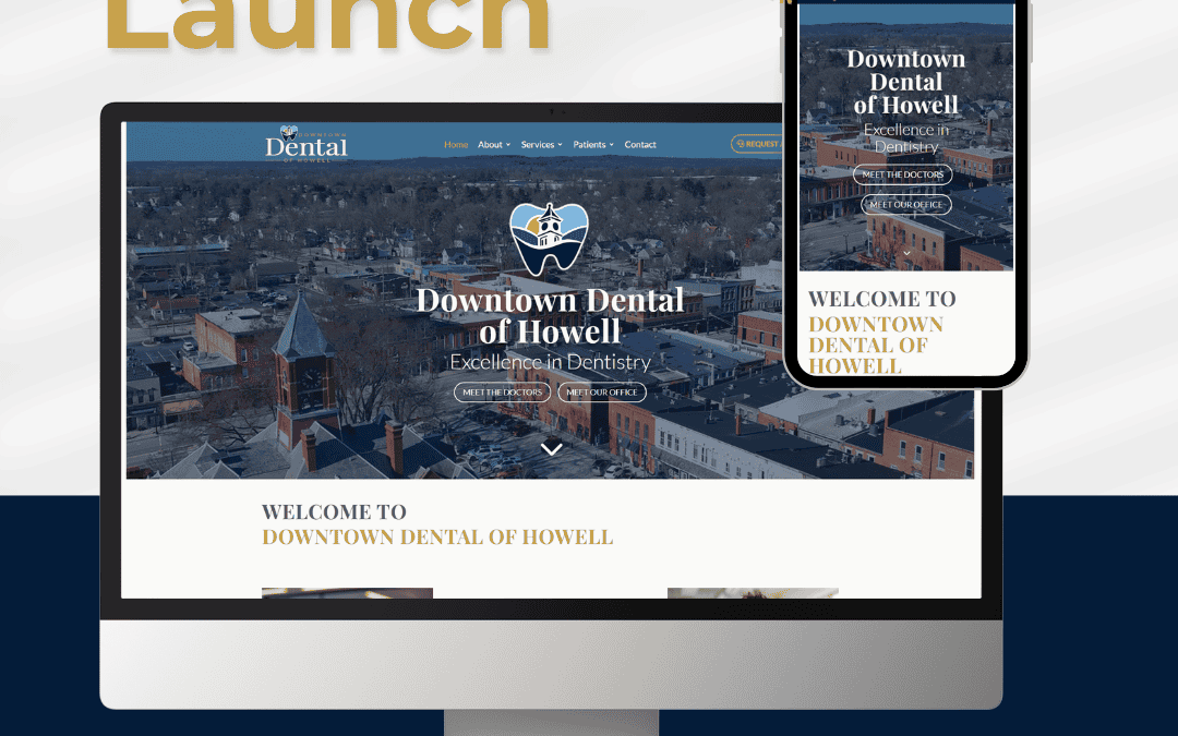New Website Spotlight: Downtown Dental of Howell