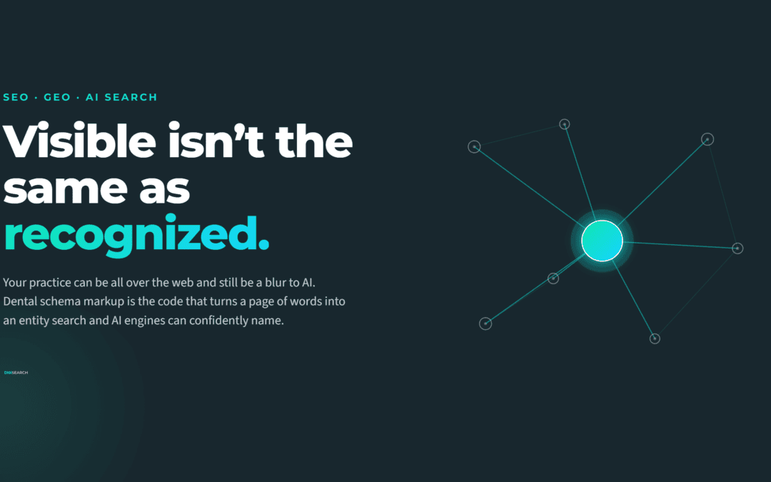 Dental Schema Markup: How AI Engines Recognize Practices